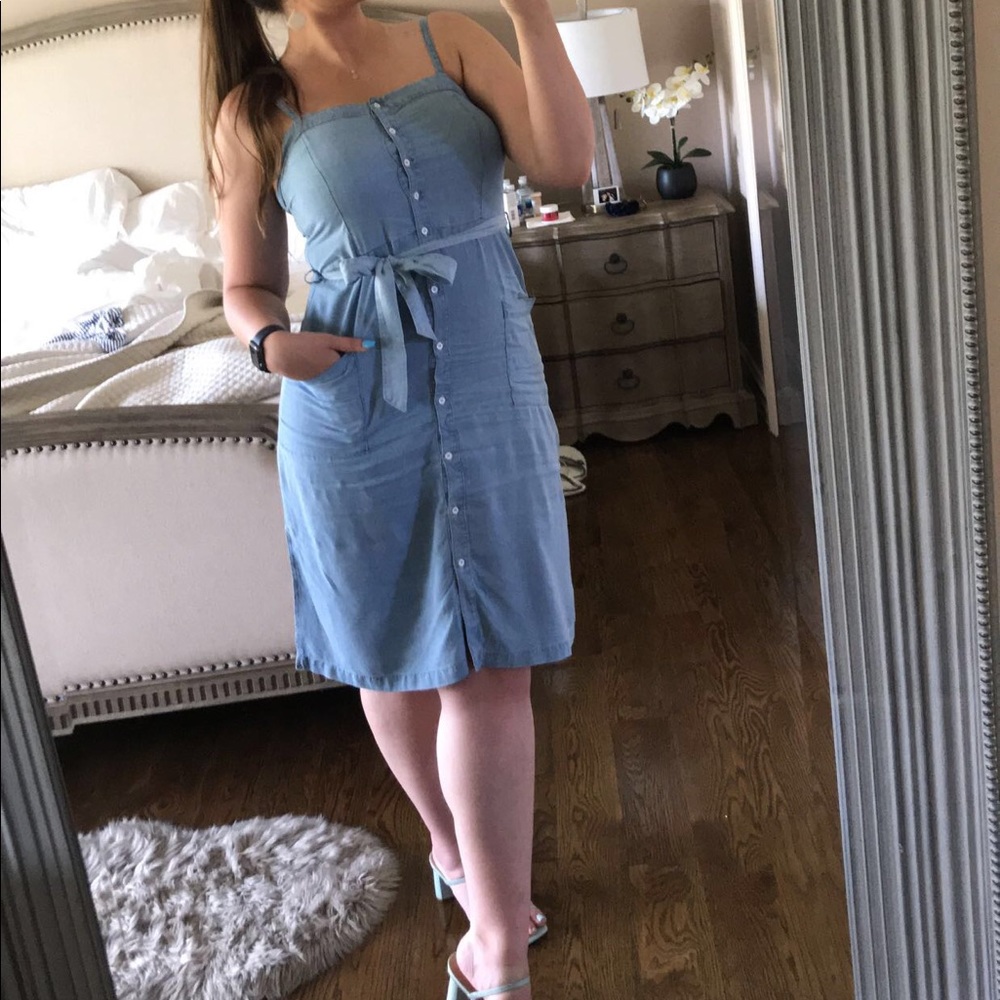 Button Up Jean Dress